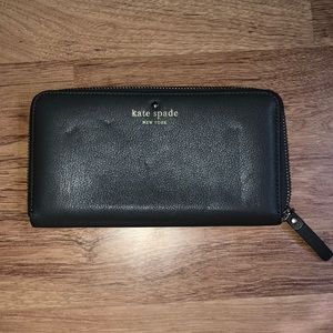 Gray Kate Spade Wallet